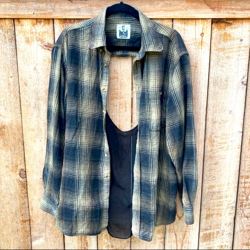 Rare LF Furst of a kind sheer open back flannel worn about two times only